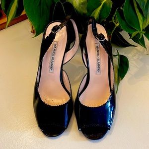 Black Manolo Blahnik Sandals